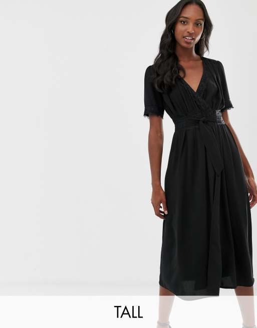 Fashion union black on sale dress