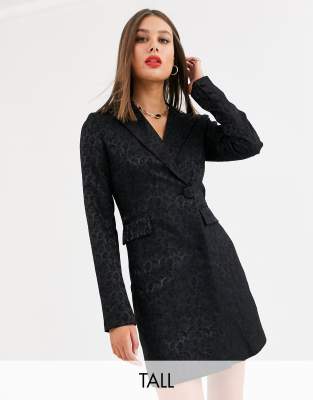 black blazer dress tall