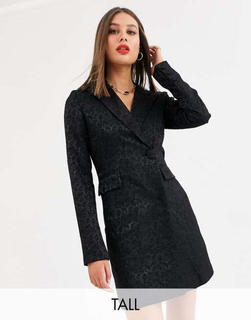 Black blazer dress outlet tall