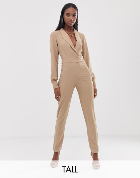 Fashion Union Tall tuxedo jumpsuit