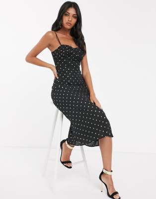 gold spot dress