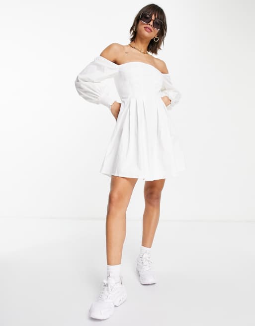 Fashion Union - Vestito corto con spalle scoperte