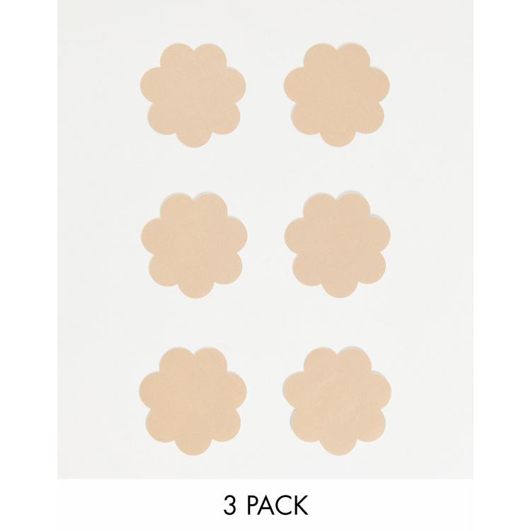 Perfection 3 Pack Fabric Nipple Covers - Matalan