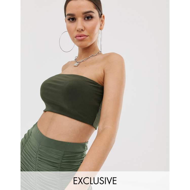 Asos store boob tube