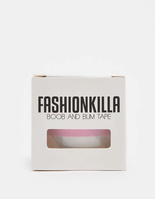 Fashionkilla - Boob & Bum - Opliftende multifunctionele tape voor borsten en billen in doorzichtig