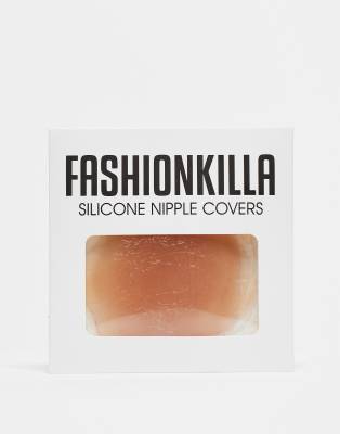 Fashionkilla - Cache-tétons adhésifs en silicone - Beige - view 1