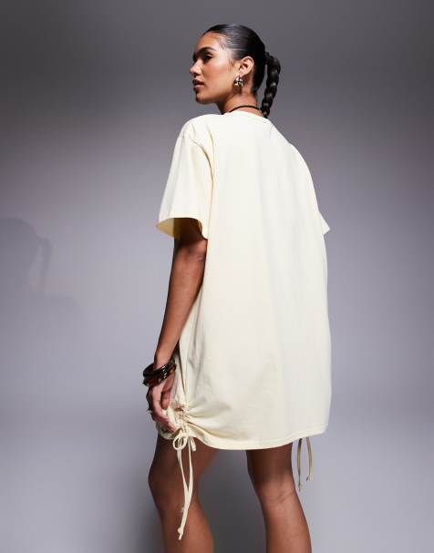 where to get slim fit dress shirts Fitted T-shirt dress – PXP main image 0