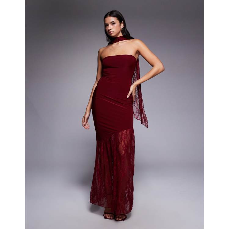 chinese dress ladies Floral Flocked Mesh Dress main image 1