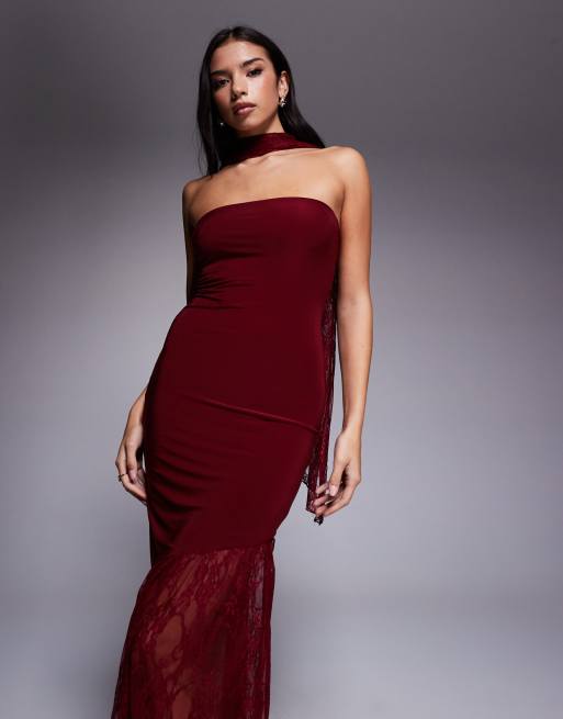 princess polly baby blue dress Burgundy velvet reformation dress