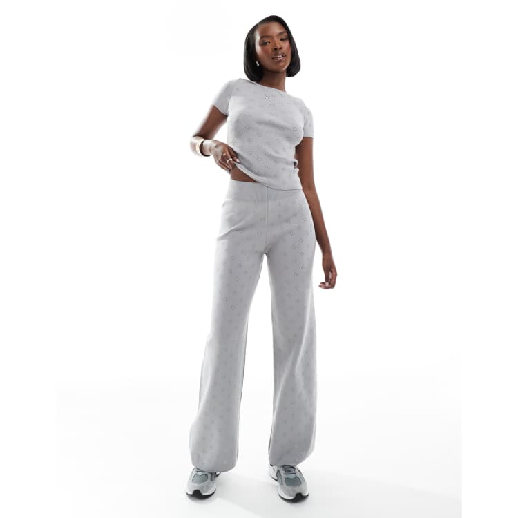 【SCENERITY】Knit wide pants Roxy Cool Serenity Rib Knit Pants | Nordstrom