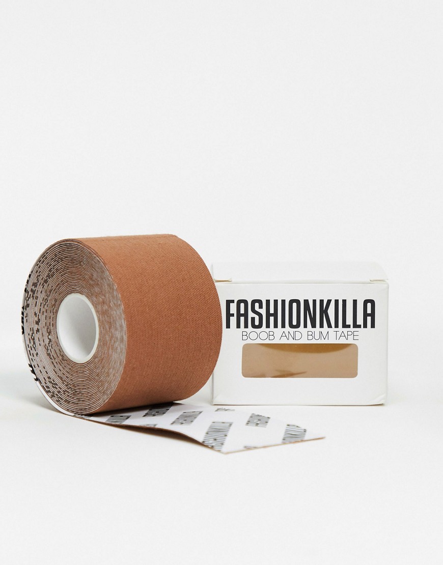 Fashionkilla - Multifunktionelt boob and bum-tape i dyb tan-Brun