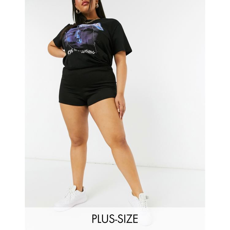 Fashionkilla Legging Short Co Ord In Black, $7, Asos