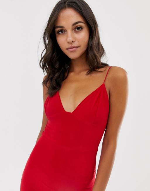 Robe a bretelle rouge new arrivals