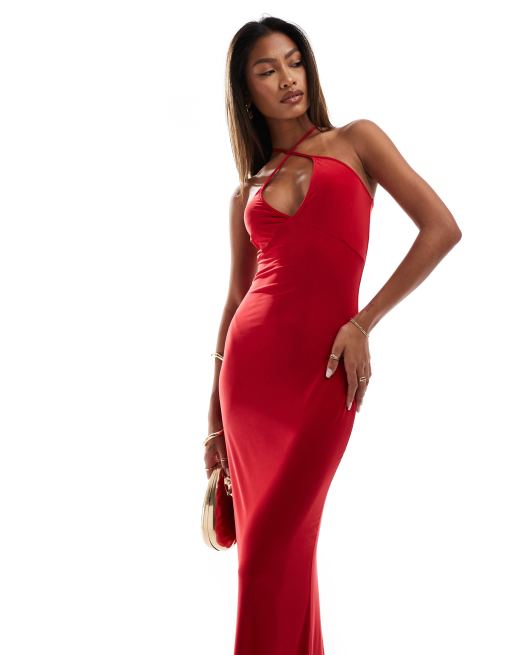 Robe mi longue pres du corps hotsell