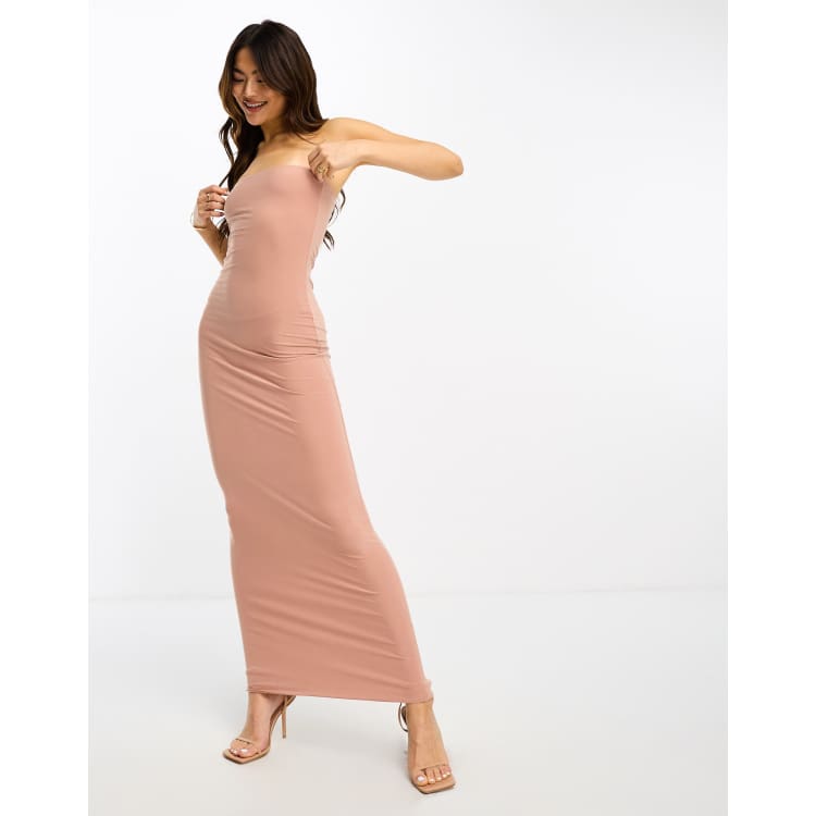 Lipsy cowl neck outlet maxi dress in pink