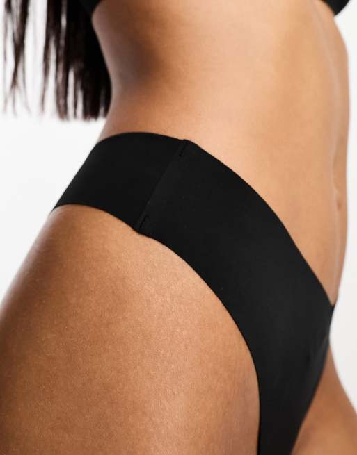 Monki seamfree thong in black - part of a set