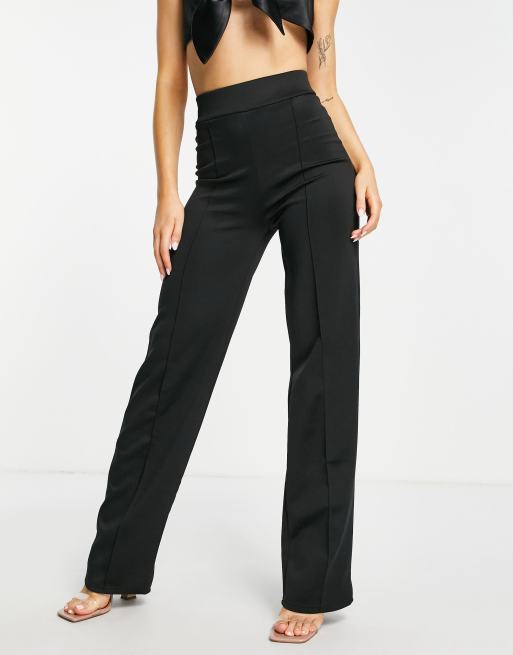 Fashionkilla wide leg pants in black | ASOS