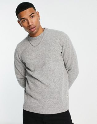 Fat Moose knitted jumper in grey