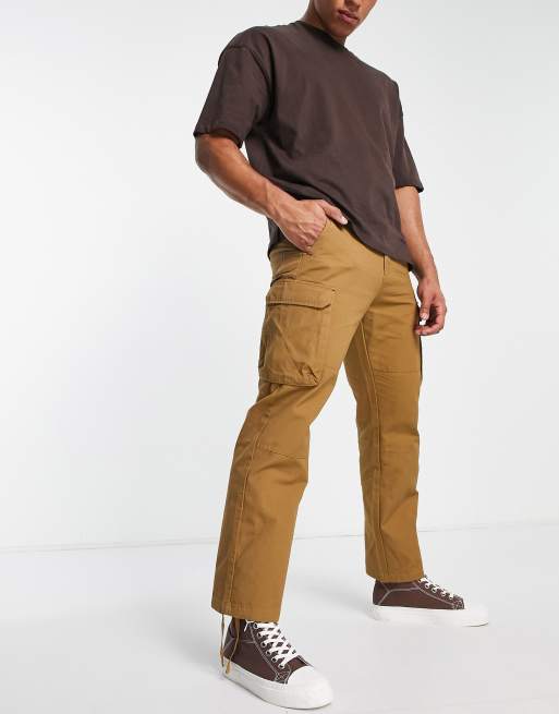 Fat Moose - Pantaloni cargo color cuoio