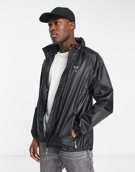 Fat Moose – Regenjacke in Schwarz