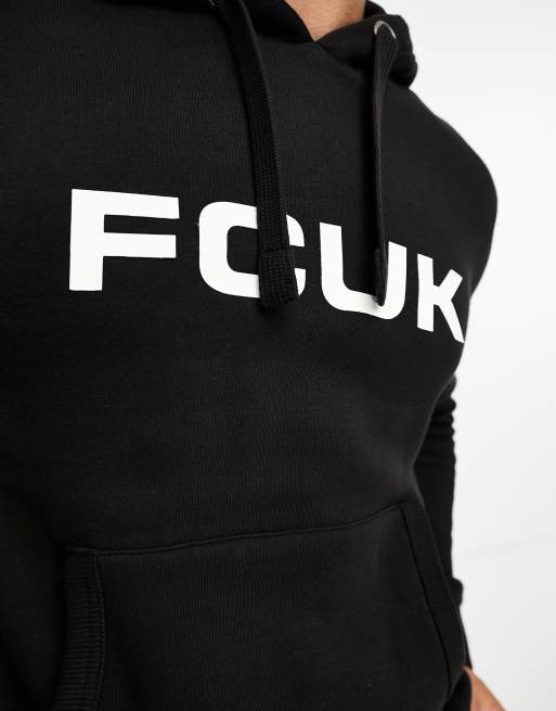 Fcuk discount black hoodie