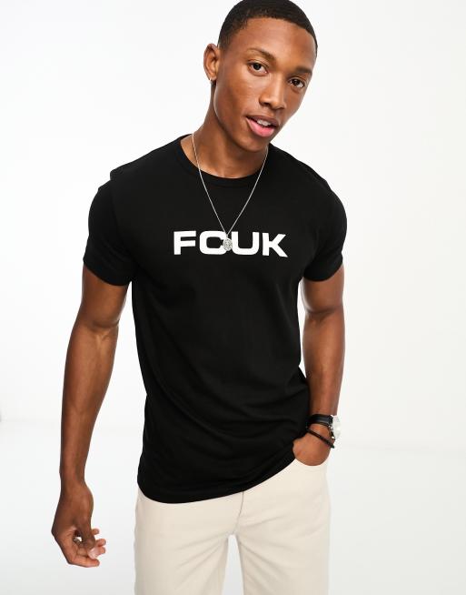 FCUK – Svart t-shirt med logga