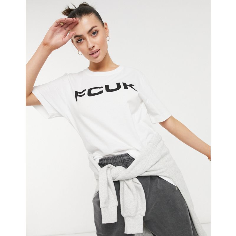 Donna Top FCUK - T-shirt bianca