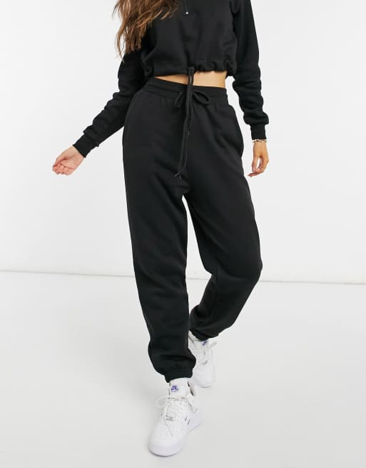 Grey joggers best sale femme luxe