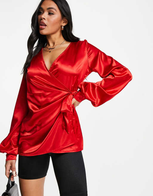 Blouse satin online femme