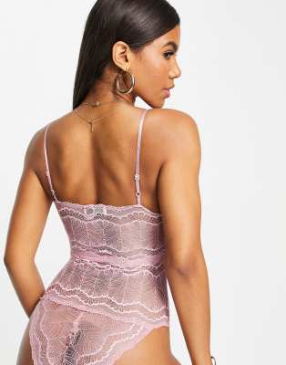 wired lace bodysuit