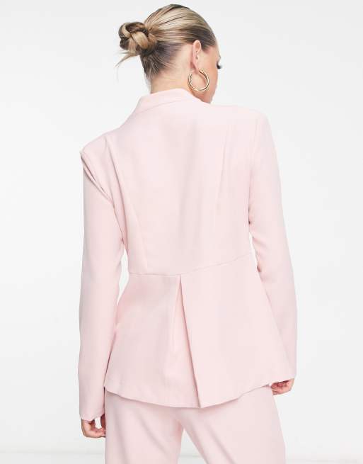 Blazer rose pale femme hotsell