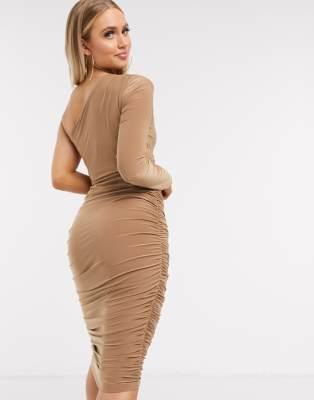 femme luxe one shoulder dress