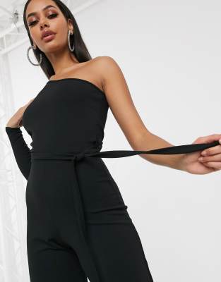 femme luxe black jumpsuit