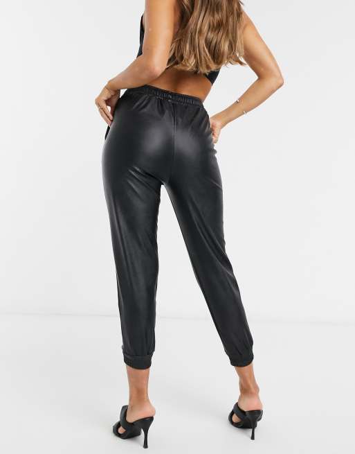 Luxe Leather Joggers