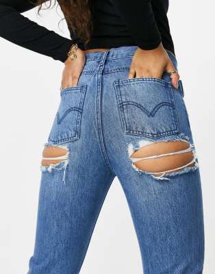 distressed bum jeans