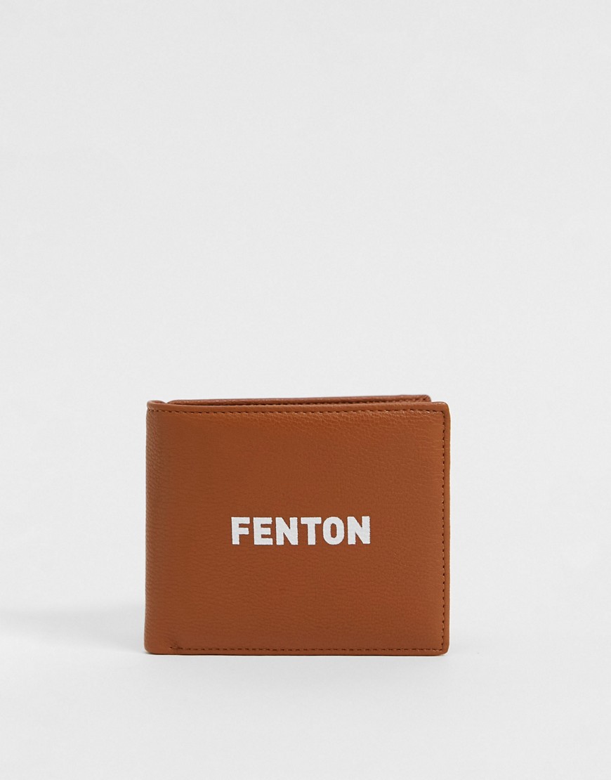 Fenton bi fold pu wallet-Brown