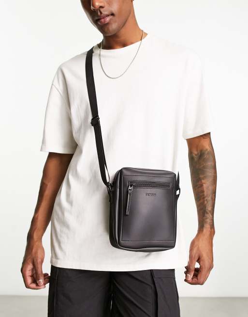 Fenton classic cross body bag in black ASOS