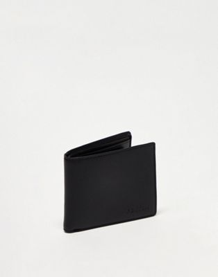 Fenton coin section wallet in black