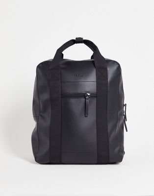 Fenton grab handle backpack in black