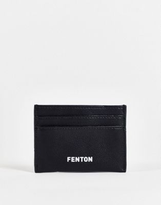 Fenton logo cardholder in black