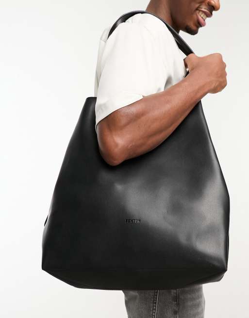 Fenton - Tote bag minimaliste - Noir