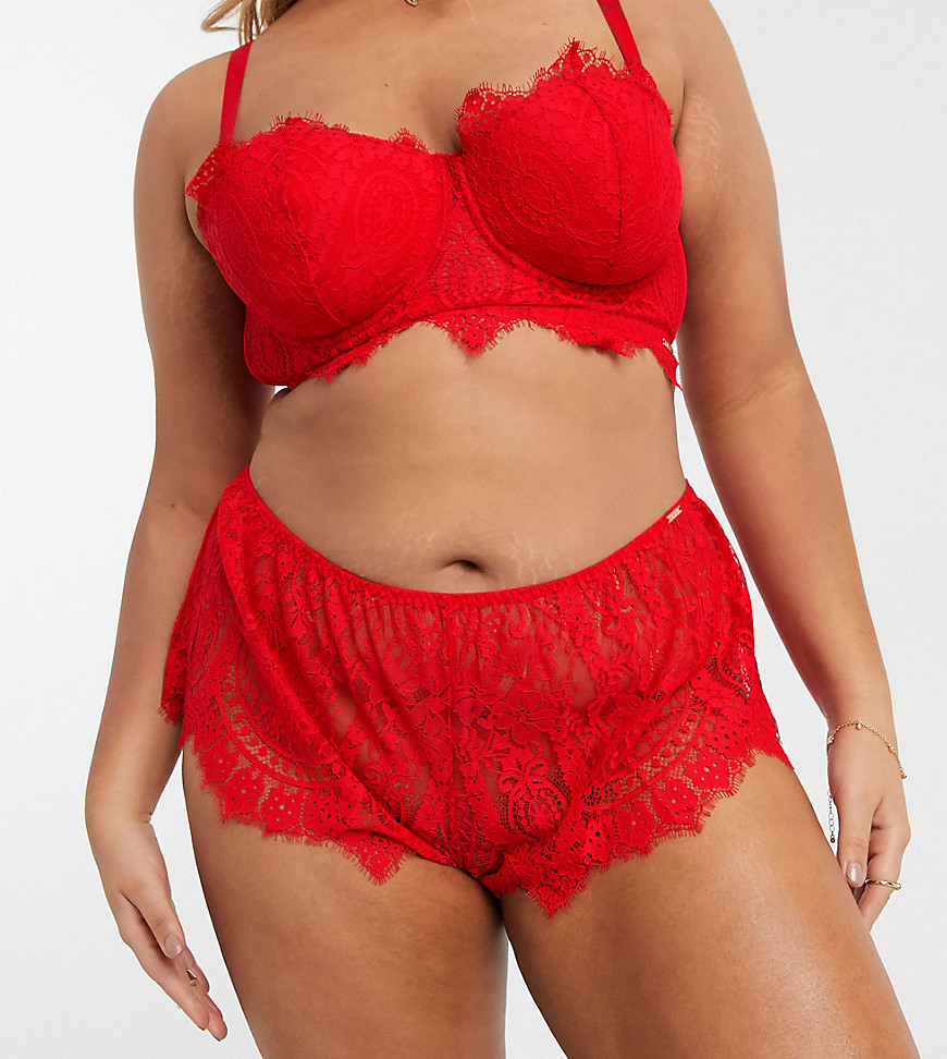 Figleaves Curve - Adore - Kanten boxershort in rood
