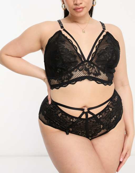 Cosabella Amore Adore Lace Hipster Underwear Black ( 3X )