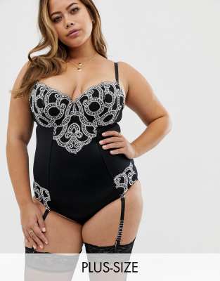 plus size shapewear bodysuit