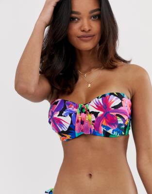 fuller bust bandeau bikini
