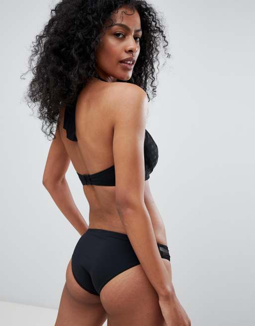 Figleaves - Icon - Top bikini a rete a pois coppe grandi E-G, 2 di 4
