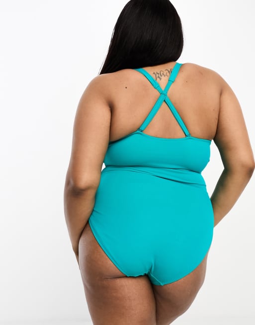 Figleaves Curve Warrior Plunge Swimsuit