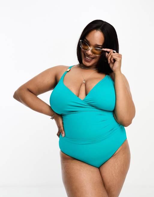 Figleaves Curve Kalahari Ruche Swimdress