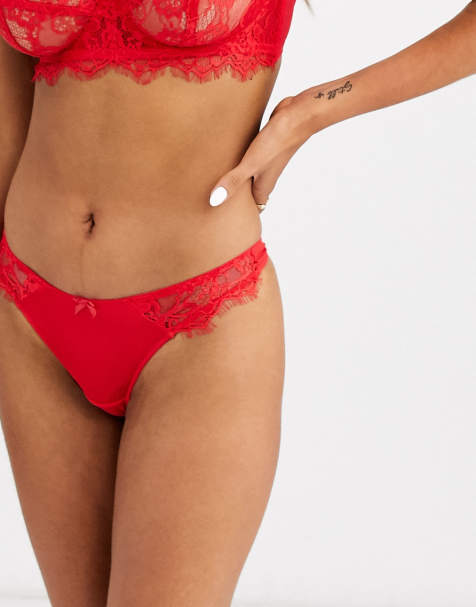 Figleaves – Pulse – Roter Spitzentanga