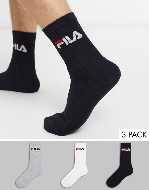 Fila 3 pack socks in multi